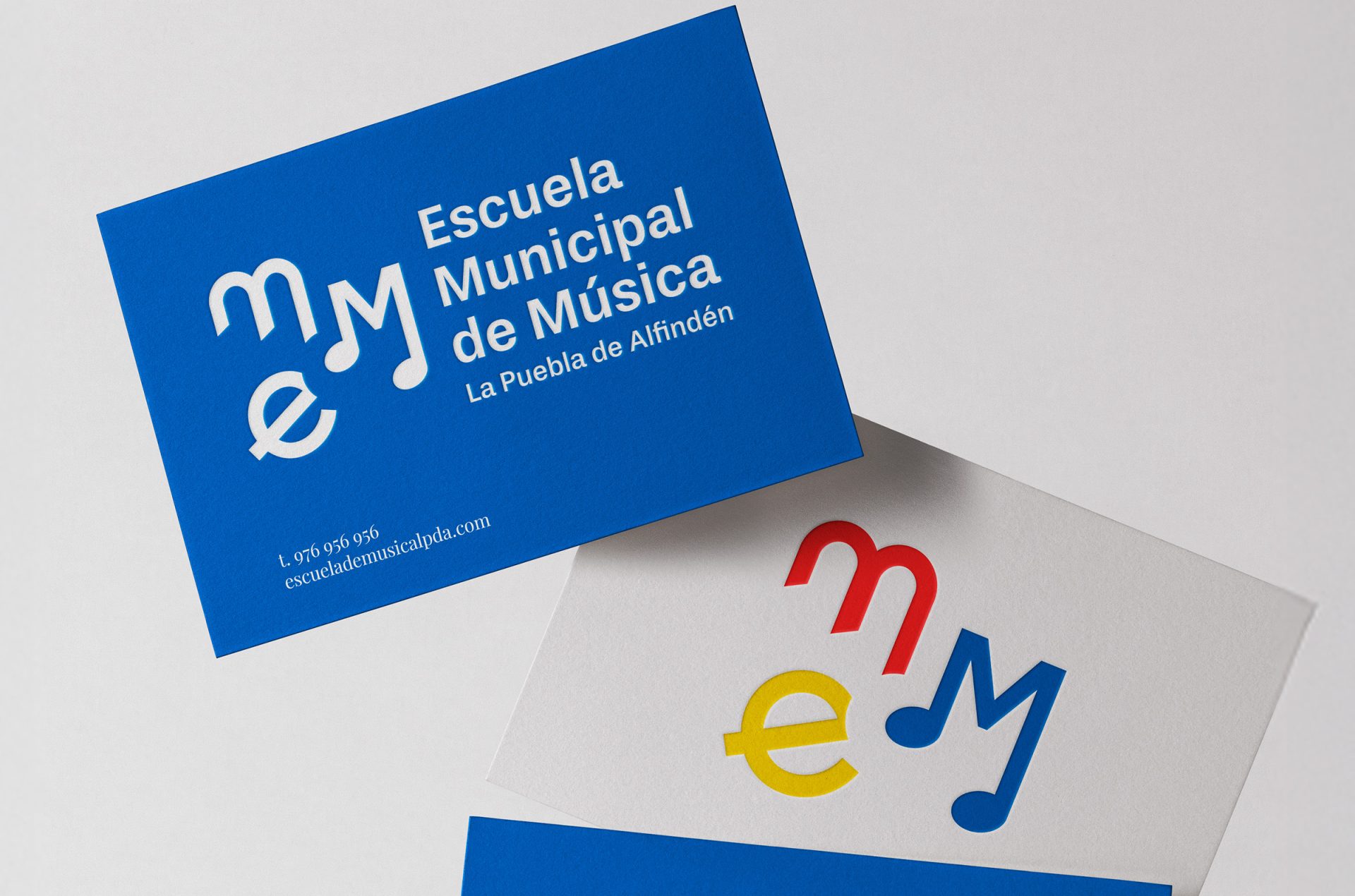 Identidad visual Escuela de Música de La Puebla de Afindén